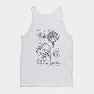 Hair Dryer Sound System Vintage Patent Hand Drawing Tank Top